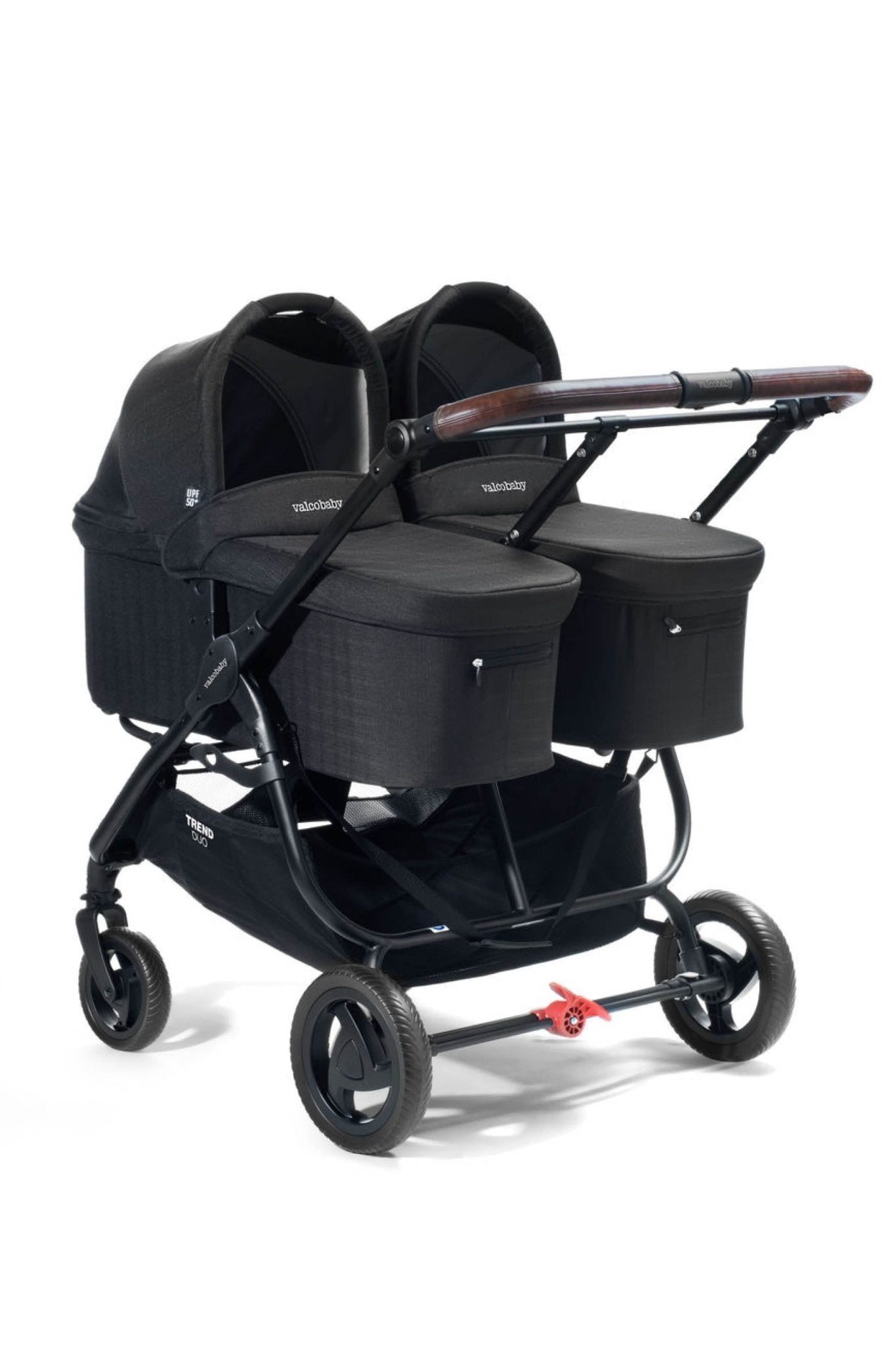 Trend Duo 2025 - Double stroller for newborn and toddler  N0001 Bassinet