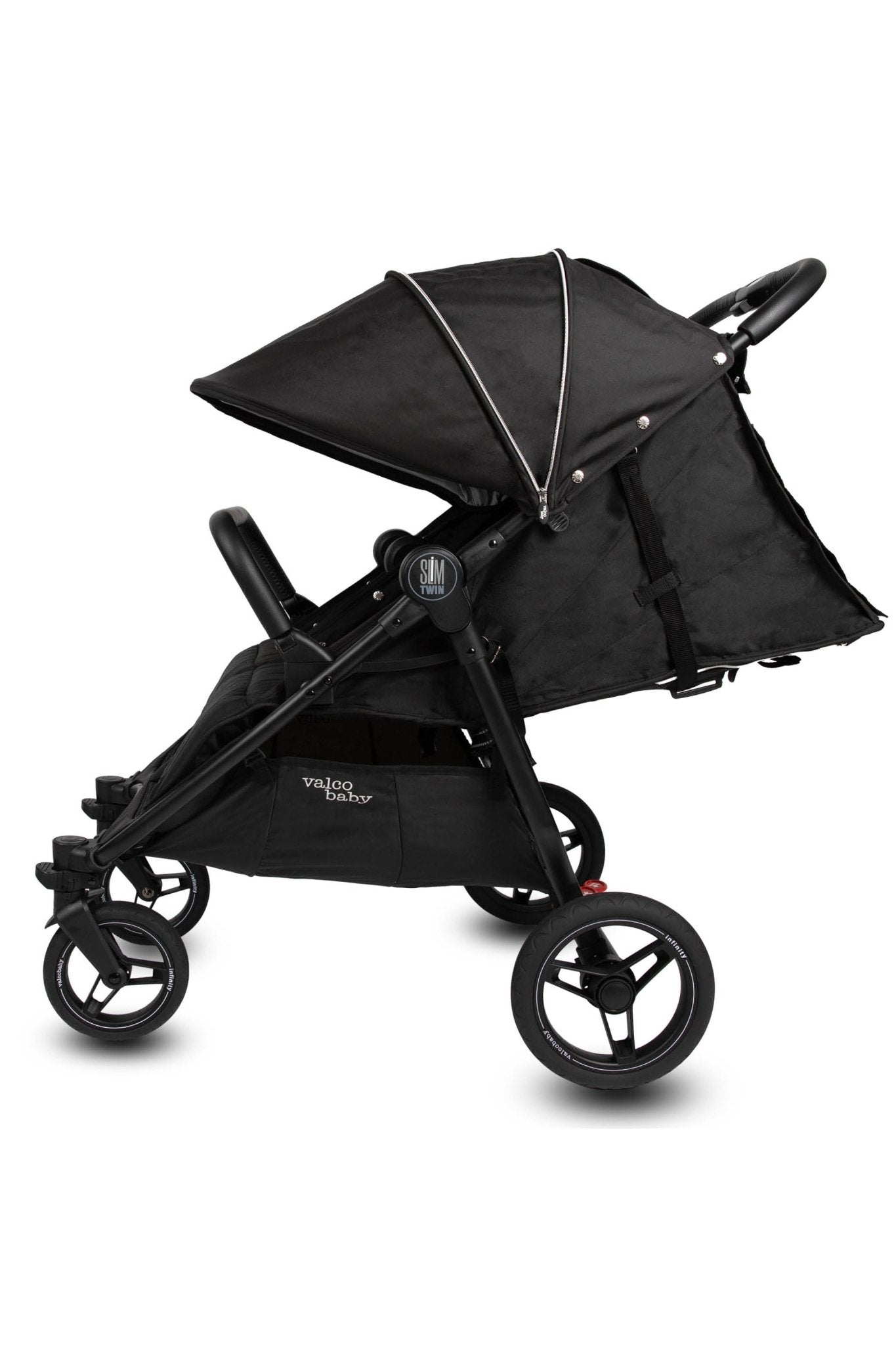valco slim double stroller Valco Baby Slim Twin SE Sport Stroller Night