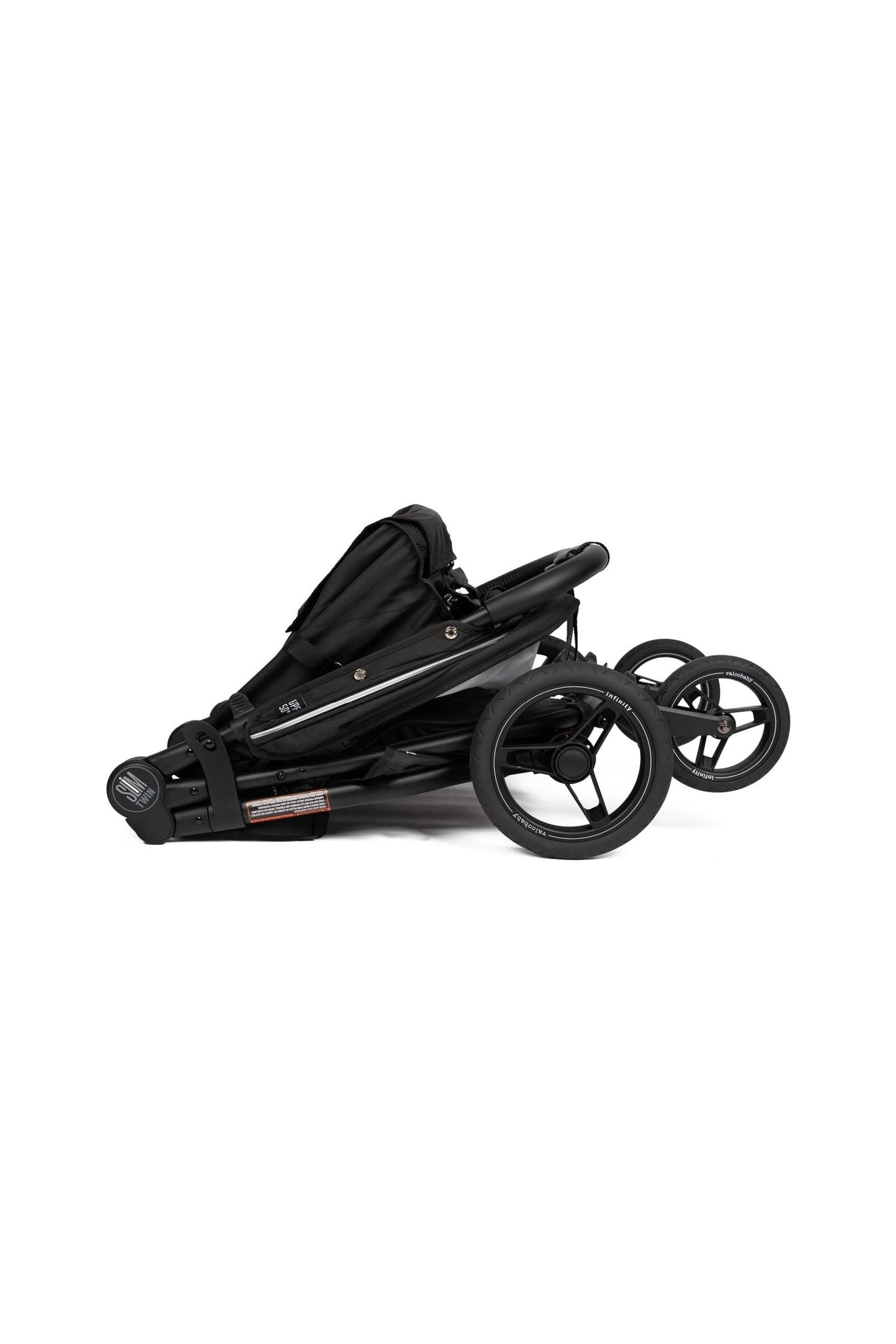 slimmest double stroller Valco Baby Slim Twin SE Sport Stroller Night