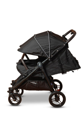 slim double stroller Valco Baby Slim Twin Double Stroller, Licorice