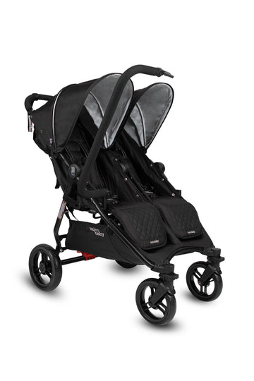 valco duo x double stroller Valco Baby Slim Twin Double Stroller, Licorice